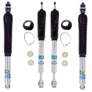 Bilstein 5100 0.87-2.28" adjustable front 0-1" rear lift shocks for 2007-2021 Toyota Tundra