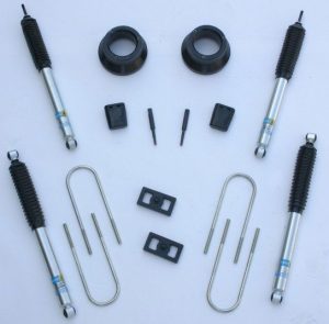 RCD 3" Dodge Lift Kit with Bilstein 5100 shocks for Ram 2500 8 lug 4WD