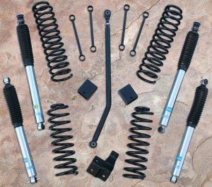 JK RCD 4" Lift Kit with Bilstein 5100 for Jeep Wrangler JK 07-11 4WD