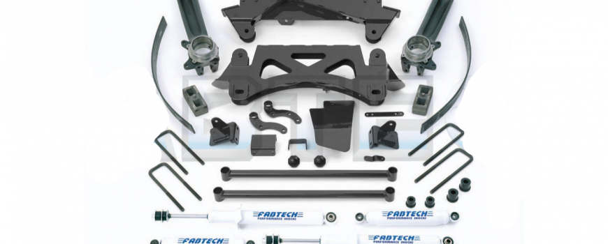 Fabtech 6" Performance System with Rear Performance Shocks for Toyota Tacoma 1995.5-2004