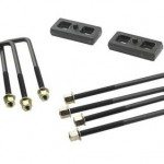 Pro Comp 1" Rear Lift Block & U-Bolt Kit for 1995-2014 Toyota Tacoma, Tundra 1999-2014