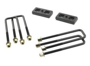 Pro Comp 1" Rear Lift Block & U-Bolt Kit for 1995-2014 Toyota Tacoma, Tundra 1999-2014