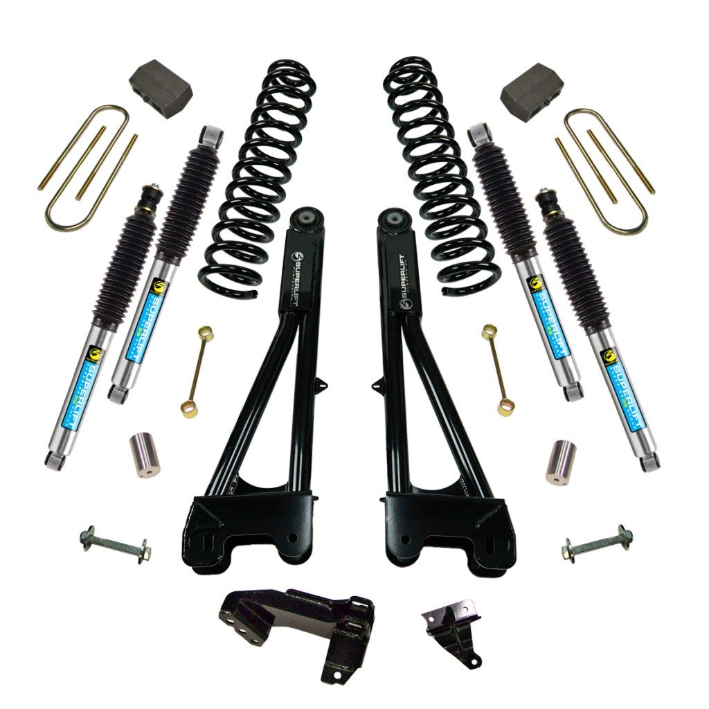 SuperLift 4" Lift Kit with Bilstein Shocks for 20112015 Ford F250/350 4WD Diesel