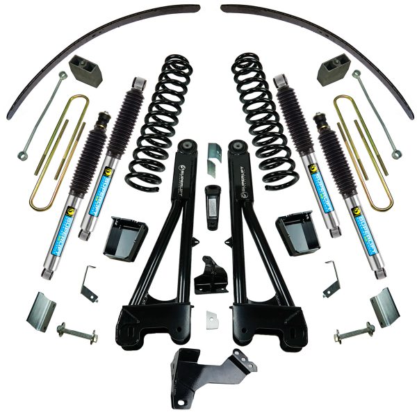 8 inch Lift Kit With Replacement Radius Arms and Bilstein Shocks - 2011-2015 Ford F-250-350 4WD - Diesel Engine-K991B