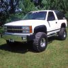 SuperLift 4 inch -6 inch Lift Kit with Bilstein Shocks for 1993-1999 GMC-Chevy 1500 - K270B - White truck
