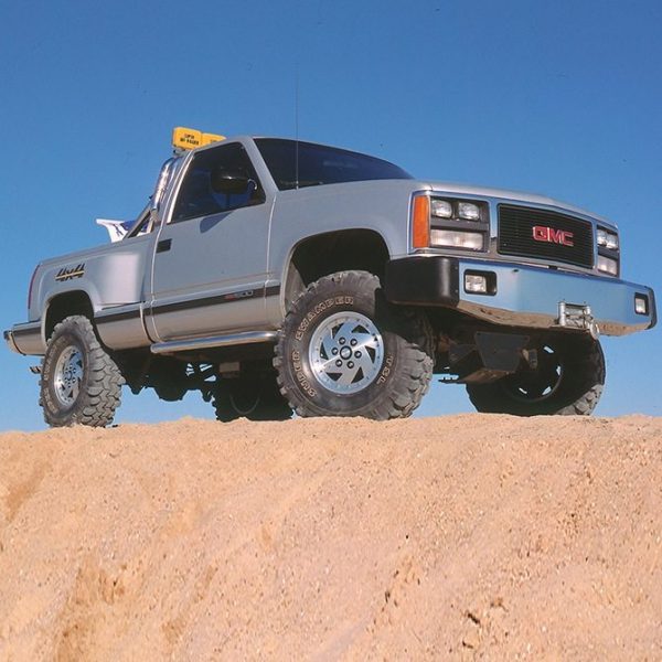 SuperLift 4 inch -6 inch Lift Kit with Bilstein Shocks for 1993-1999 GMC-Chevy 1500 - K270B - truck on a hill
