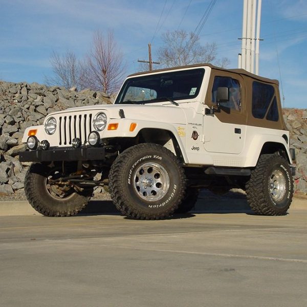 SuperLift 4 inch Lift Kit for 1997-2002 Jeep TJ - K842 White - view 2