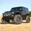 SuperLift 4" Lift Kit with Fox Shocks for 2012-2015 Jeep JK 2 Door side view