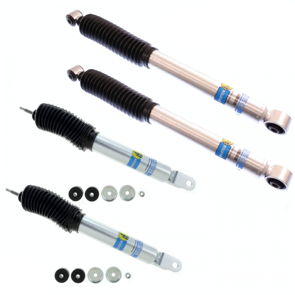 00-'06 Chevy / GMC Yukon 4WD Bilstein 5100 0-2.5" Front & 0-1" Rear Lift Shocks-24-186643-24-187237