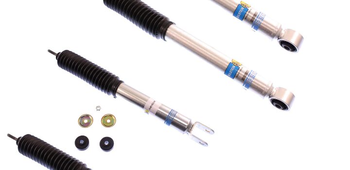00-'06 Chevy / GMC Yukon 4WD Bilstein 5100 4-6" Front & 5" Rear Lift Shocks-24-185950-24-187237