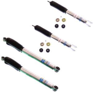 00-'06 Chevy/GMC Suburban 1500 2WD Bilstein 5100 4" Front & 3" Rear Lift Shocks-24-185950-24-185783