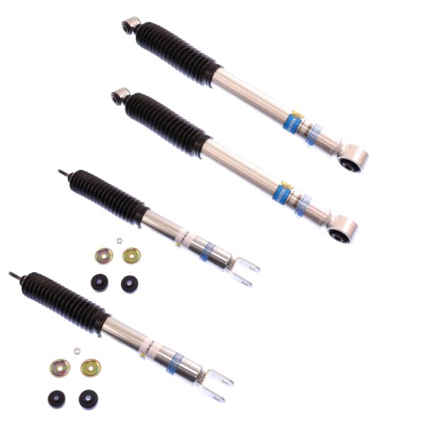 00-'6 Chevy/GMC Avalanche 2WD Bilstein 5100 4-6" Front & 5" Rear Lift Shocks-24-185950-24-187237