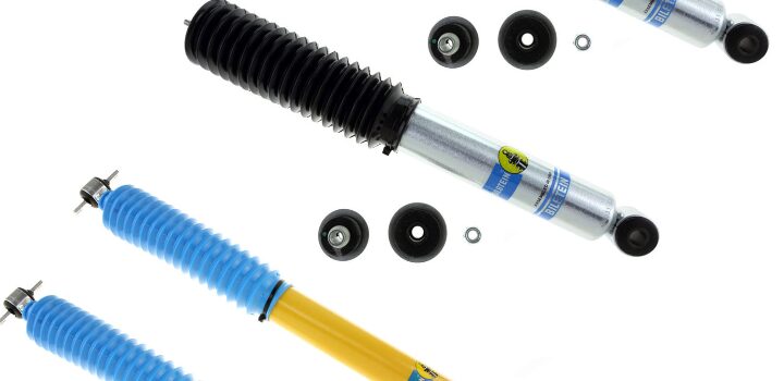 03-'09 Hummer H2 4WD Bilstein 5100 0-2.5" Front & 0-1" Rear Lift Shocks-24-186735-24-016988