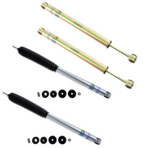 03-'10 Dodge Ram 3500 4WD Bilstein 5100 6-8" Front & 3-5" Rear Lift Shocks-24-187213-33-187228