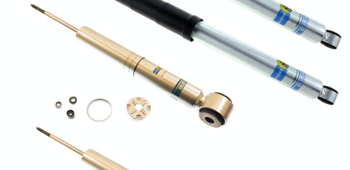 04-'08 Ford F150 2WD Bilstein 5100 0-2" Front & 0-1" Rear Lift Shocks-24-186698-24-186704