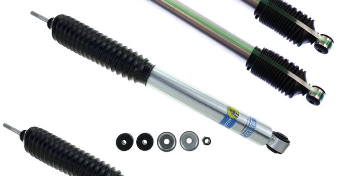 05-'15 Ford F-250 4WD Bilstein 5100 4" Front & 2" Rear Lift Shocks-24-185776-24-062466