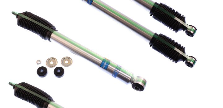 05-'15 Ford F-350 4WD Bilstein 5100 6" Front & 4" Rear Lift Shocks-24-186681-24-062466
