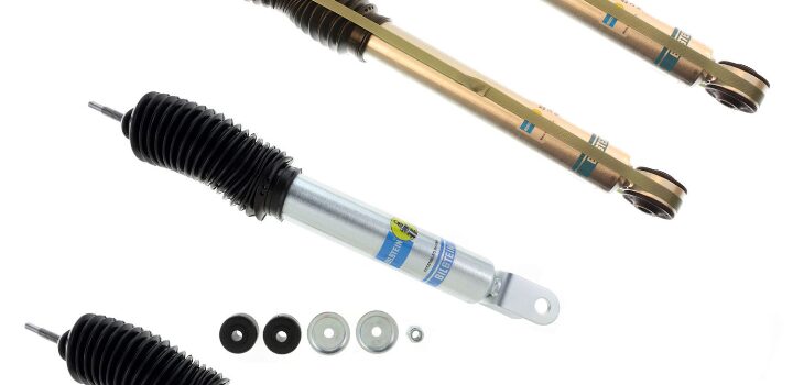 06-'10 Hummer H3 4WD Bilstein 5100 0-2.5" Front & 0-1" Rear Lift Shocks-24-186643-24-185615