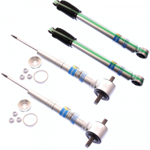 07-'13 Chevy / GMC Sierra 1500 4WD Bilstein 5100 6" Front & 4" Rear Lift Shocks-24-186940-24-186636