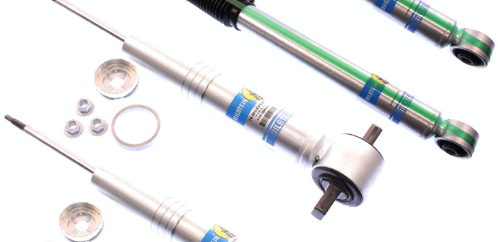 07-'13 Chevy / GMC Sierra 1500 4WD Bilstein 5100 6" Front & 4" Rear Lift Shocks-24-186940-24-186636