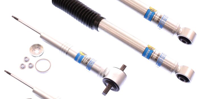 07-'14 Chevy/GMC Avalanche 2WD Bilstein 5100 0-1.75" Front 0-1" Rear Lift Shocks-24-186940-24-187237
