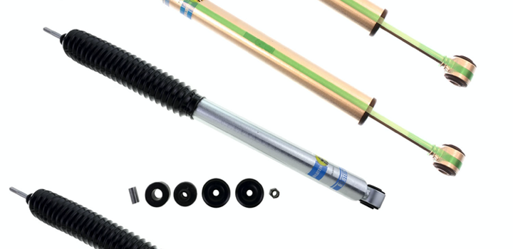 11-'12 RAM 3500 4WD Bilstein 5100 6-8" Front & 3-5" Rear Lift Shocks-24-187213-33-187228