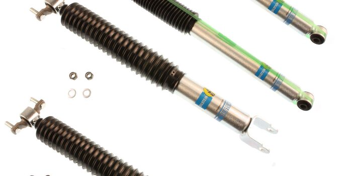 11-'15 Chevy/GMC Sierra 3500HD 4WD Bilstein 5100 4-6" Front & 3-4" Rear Shocks-24-218023-24-218030