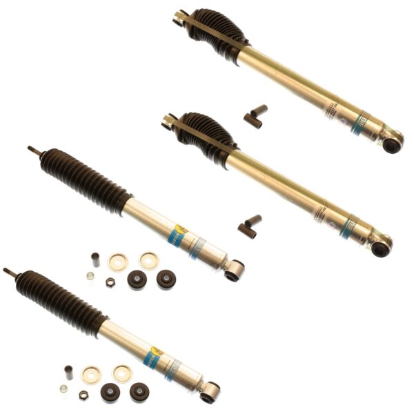 80-'97 Ford F350 2WD Bilstein 5100 6" Front & 3-4" Rear Lift Shocks