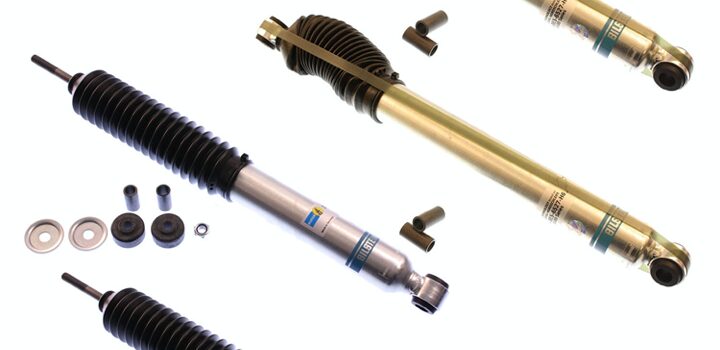 83-'97 Ford Ranger 2WD Bilstein 5100 6" Front & 4-6" Rear Lift Shocks-24-185684-24-065276