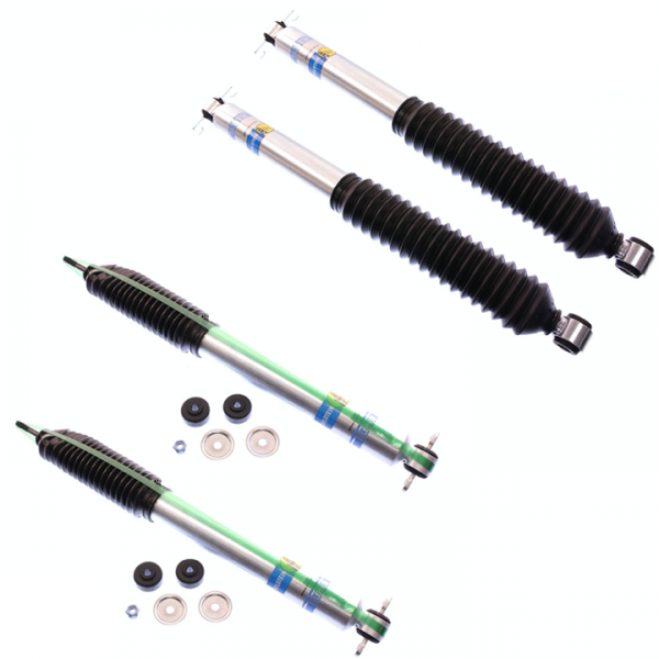 84-'01 JEEP Cherokee XJ 2WD Bilstein 5100 3.5-4" Front & 3.5-4" Rear Lift Shocks-24-188197-33-066868