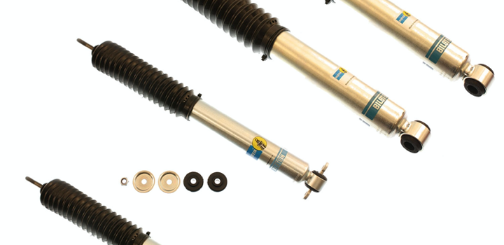 84-'01 JEEP Cherokee (XJ) 4WD Bilstein 5100 2-3" Front & 2-3" Rear Lift Shocks-24-185622-24-185639