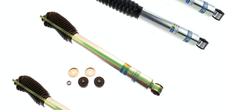 86-'95 JEEP Wrangler (YJ) 4WD Bilstein 5100 3-4" Front & 3-4" Rear Lift Shocks-24-064576-24-185660