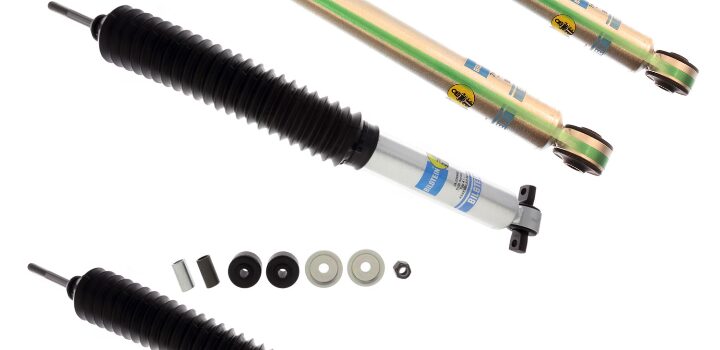 92-99 Chevy/GMC C1500 Suburban 2WD Bilstein 5100 6" Front& 4-5" Rear Lift Shocks-24-236942-24-067379