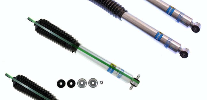 93-'98 JEEP Grand Cherokee (ZJ) 4WD Bilstein 5100 3" Front & 3" Rear Lift Shocks-24-186216-24-186223