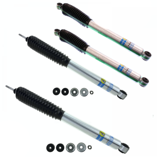 94-'01 Dodge Ram 1500 4WD Bilstein 5100 3" Front & 0-1" Rear Lift Shocks-24-185776-24-185783