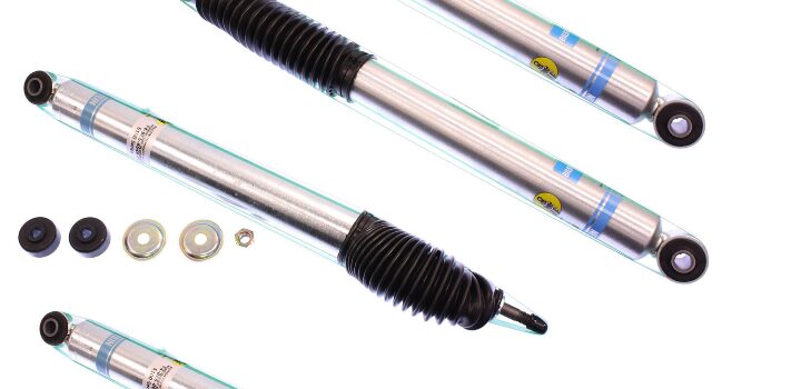 94-'02 Dodge Ram 3500 4WD Bilstein 5100 4" Front & 2" Rear Lift Shocks-24-066464-24-191203