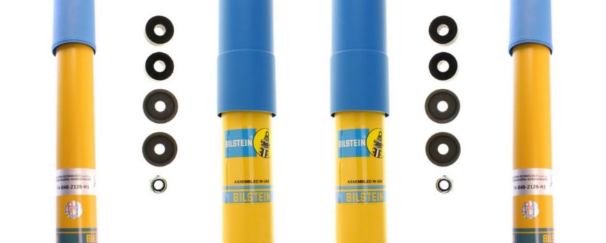 98-'04 NISSAN Frontier 4WD Bilstein 4600 0-3" Front & 0-2" Rear Lift Shocks