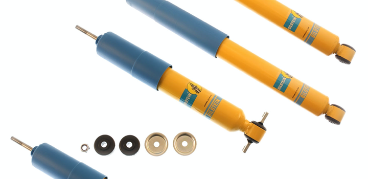 98-'11 Ford Ranger 2WD Bilstein 4600 3" Front & 0-1" Rear Lift Shocks-24-196260-24-196277