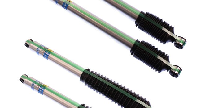 99-'04 Ford F-250 4WD Bilstein 5100 4-6" Front & 2-4" Rear Lift Shocks-33-185545-24-062466