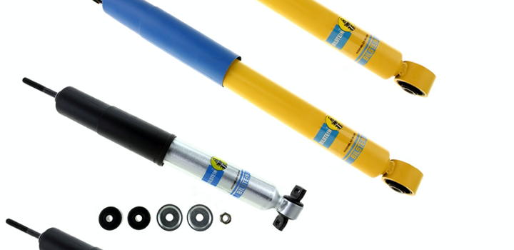 99-06 Chevy / GMC Sierra 1500 2WD Bilstein 5100 3" Front & 0-1" Rear Lift Shocks-24-185400-24-029032