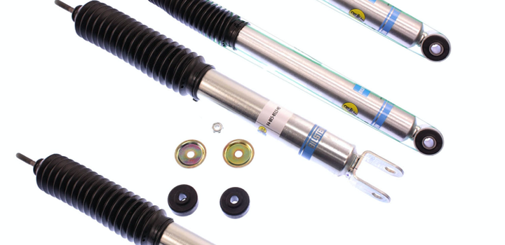 99-'06 Chevy / GMC Sierra 1500 4WD Bilstein 5100 4" Front & 2" Rear Lift Shocks-24-185950-24-191203