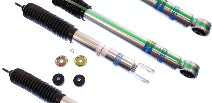 99-'06 Chevy / GMC Sierra 1500 4WD Bilstein 5100 6" Front & 3" Rear Lift Shocks-24-185950-24-186636
