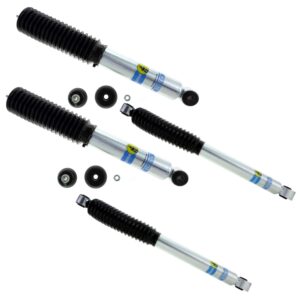 99-'10 Chevy/GMC Sierra 1500HD 4WD Bilstein 5100 0-2.5" Front & 0-1" Rear Shocks-24-186735-24-186742