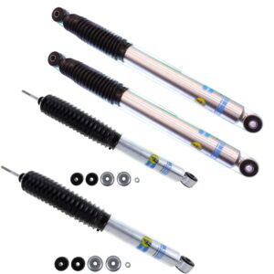 99-'10 Chevy/GMC Sierra 1500HD 4WD Bilstein 5100 4" Front & 2" Rear Lift Shocks-24-187183-24-191203