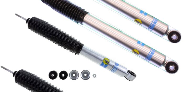 99-'10 Chevy/GMC Sierra 1500HD 4WD Bilstein 5100 4" Front & 2" Rear Lift Shocks-24-187183-24-191203