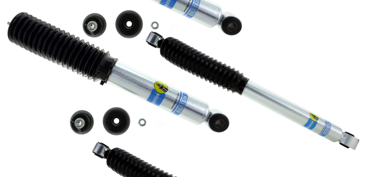 99-'10 Chevy/GMC Sierra 2500HD 4WD Bilstein 5100 0-2.5" Front & 0-1" Rear Shocks-24-186735-24-186742