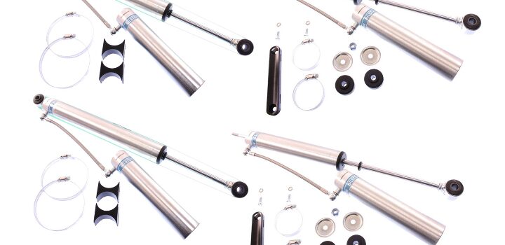 99-'10 Silverado 2500 2WD Bilstein 5160 6" Front & 3-5" Rear Lift Shocks-25-187687-25-187694