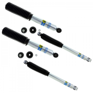 99-'10 Silverado 2500HD 2WD Bilstein 5100 0-2.5" Front & 0-1" Rear Lift Shocks-24-186735-24-186742