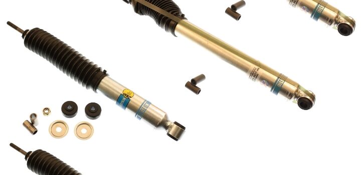 99-'16 Ford F250 2WD Bilstein 5100 4" Front & 0-1" Rear Lift Shocks