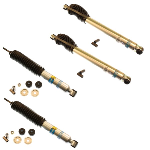 99-'16 Ford F350 2WD Bilstein 5100 4" Front & 0-1" Rear Lift Shocks